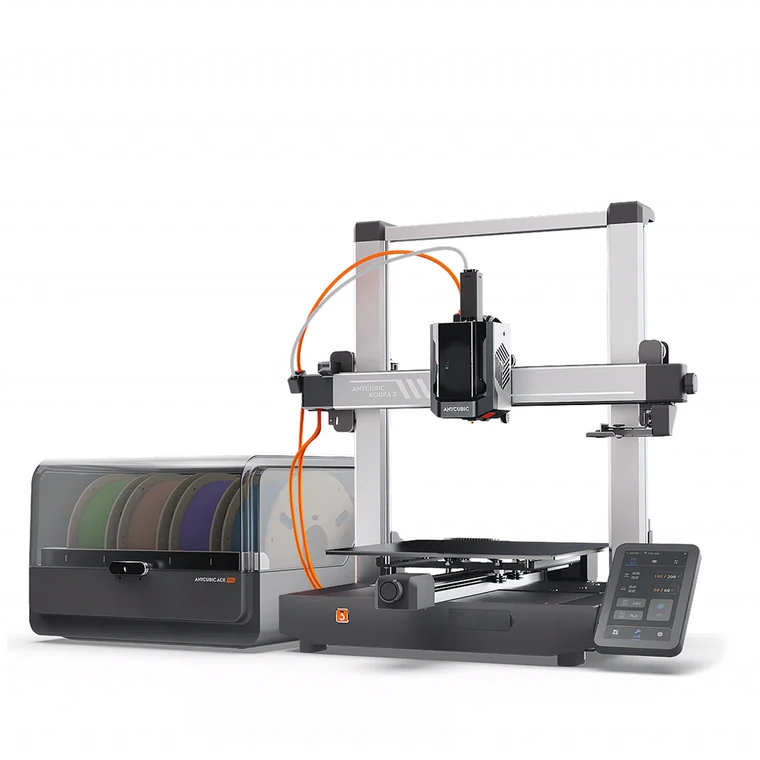 Anycubic Kobra 3 con el sistema multicolor