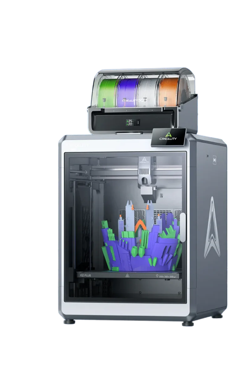 Creality K2 Plus con el sistema multicolor